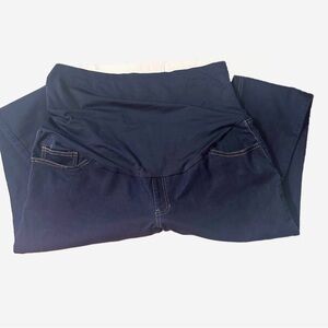 TIME AND TRU Maternity Dark Washed Denim Pants